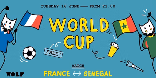 16.06 - WORLD CUP - FRANCE VS SENEGAL