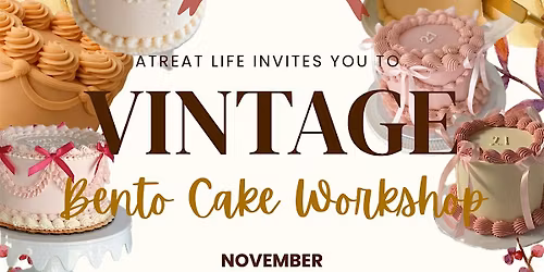 VINTAGE BENTO CAKE WORKSHOP