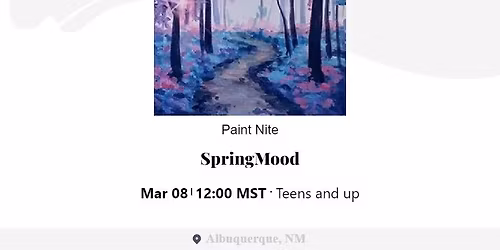 Paint Nite: Spring Mood