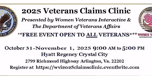 WVI Foundation & Dept. of Veterans Affairs Annual Benefits Claim Clinic