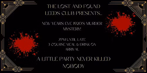 New Years Eve 1920's M**der Mystery