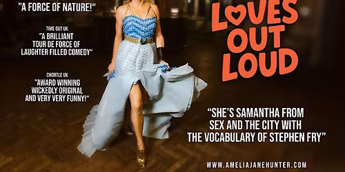 AMELIA JANE HUNTER: LOVES OUT LOUD in BARCELONA