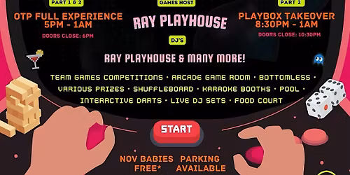 OTP Games Nights - The Big Kids Playground