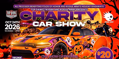 Top Dawg Tavern and Rogue Army Charity Car Show ... Halloween Edition 