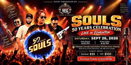 Souls 50 Years Celebration - Live in Edmonton