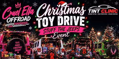 \ud83c\udf84 Cruel Ella Off-Road \u2013 Christmas Toy Drive: Stuff the Jeeps Event