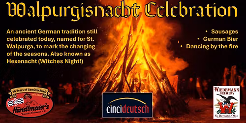 Walpurgisnacht - Hosted by Mustard Club, Cincideutsch and Wiedemann Brewing