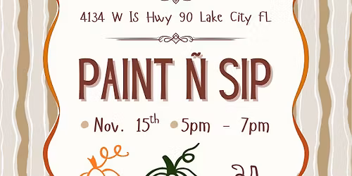 Thanksgiving paint & sip