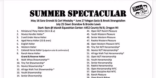 Summer Spectacular Show Series