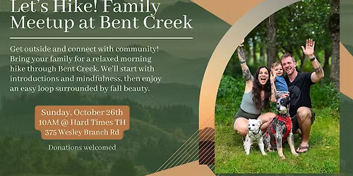 Let's Hike! Family Meetup at Bent Creek