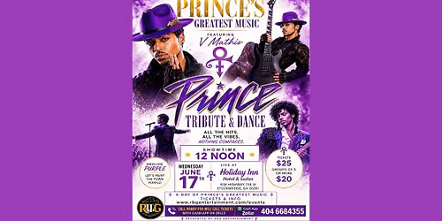 Prince Tribute Featuring V Mathis "Up Close and Personal"