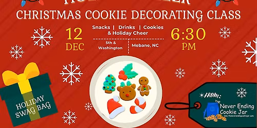Holiday Cheer - Christmas Sugar Cookie Decorating Class