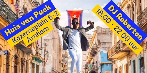 Let-in Dance matinee met DJ Roberton en Workshop Rueda door Deivys (Cuba)