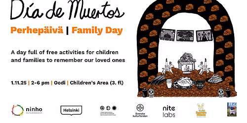 D\u00eda de Muertos - Family Day at Oodi Library