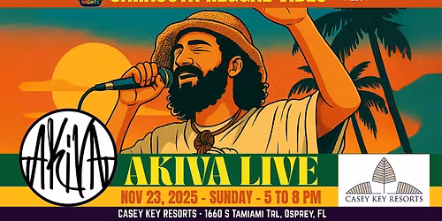Sarasota Reggae Vibes \u2022 Akiva Live at Casey Key Mainland