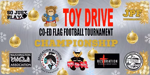 2025 Toys For Tots Toy Drive Co-ed Flag Football Tournament