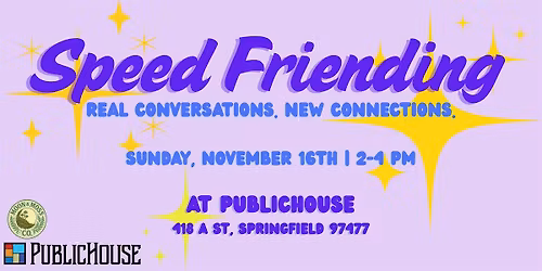Speed Friending at PublicHouse