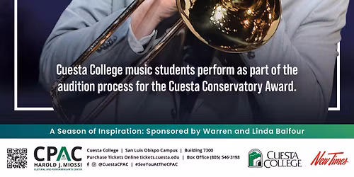 Cuesta Conservatory Award Audition Concert
