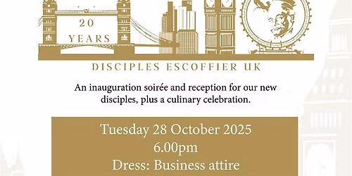 Disciples of Escoffier cocktail evening
