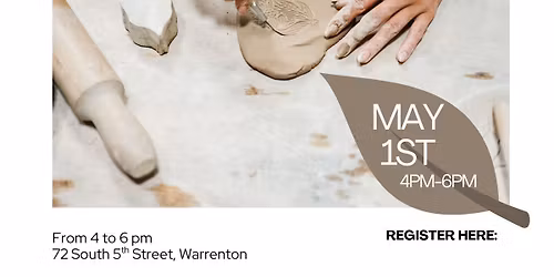 Clay, Calm & Connection ~ A Nature Walk + Pressed Pottery Plate Workshop