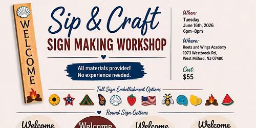 Sign Decorating Fundraiser