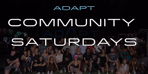 ADAPT Community Saturdays
