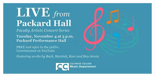 LIVE From Packard Hall: Faculty Artists Concert