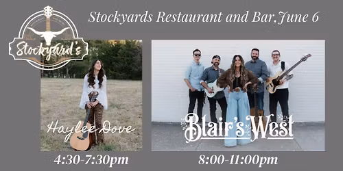 Blair\u2019s West Band & Haylee Dove
