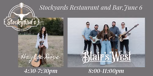 Blair\u2019s West Band & Haylee Dove