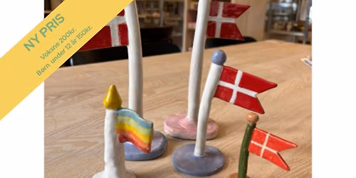 Sommer i Fifleriet - Flag i keramik