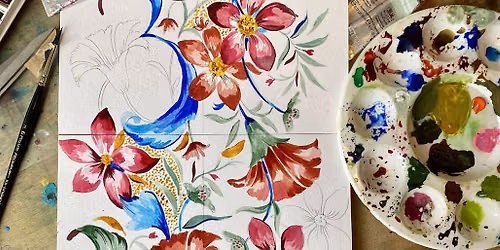 From flower to pattern, a creative workshop with Katie Tyson