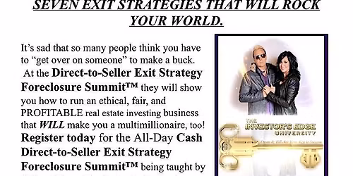 "Have you ever dreamed of doing foreclosures in 2026"