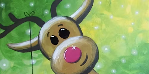 Reindeer Paint and Wine Tasting