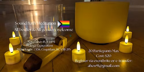 Sound Bath Meditation (LGBTQ friendly)