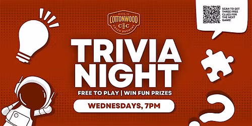 Hutto Trivia Night | Cottonwood Creek Brewery