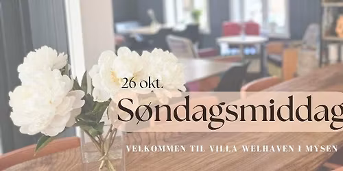 S\u00f8ndagsmiddag p\u00e5 Villa Welhaven \u2013 Norsk tradisjonskost