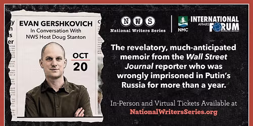 An Evening with the Imprisoned Wall Street Journal Journalist featuring "This Cursed Beautiful Land"