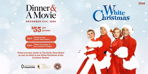 Dinner and a Movie - White Christmas