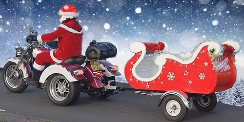 Monthly Fun Quiz - December - Trike Santa for Acorn Children's Hospice