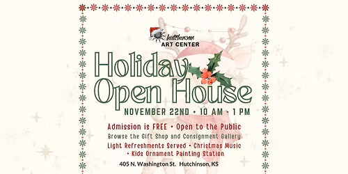 Hutchinson Art Center Holiday Open House