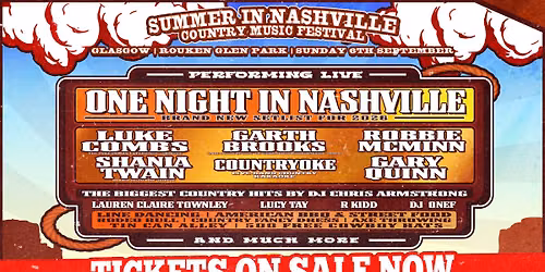 Summer In Nashville - Glasgow 2026