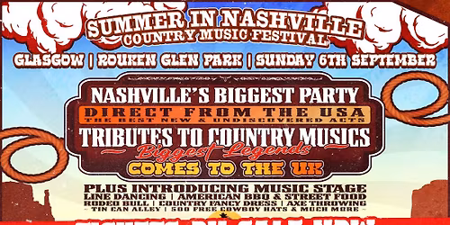Summer In Nashville - Glasgow 2026