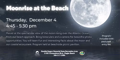 Moonrise at the Beach