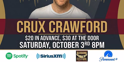 Comedy Night in Bryan w\/Crux Crawford