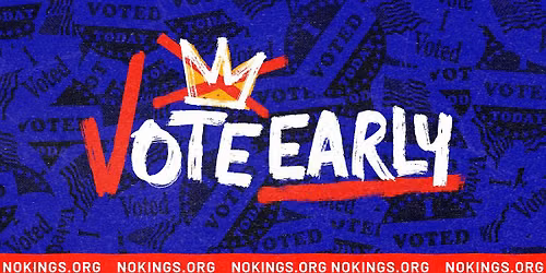 No Kings: Vote Early, Monroe Park, Richmond, VA