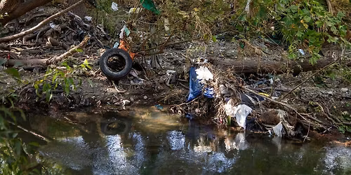 Mid-Week Cleanup Event on Guadalupe River at Julian Bridge