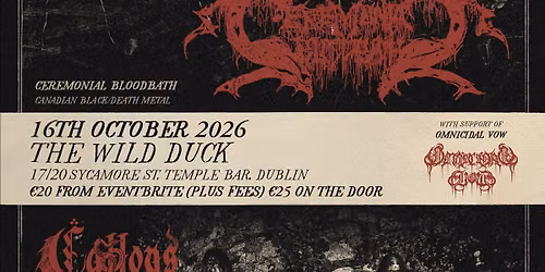 CEREMONIAL BLOODBATH \/ CALLOUS MASTER \/ OMNICIDAL VOW