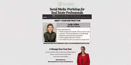 Social Media  Workshop for Real Estate Professionals