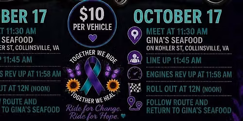 2nd Annual Tribute Ride For Domestic Violence