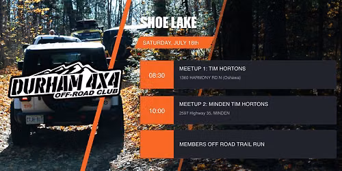 SHOE LAKE - MEMBERS ONLY RUN
